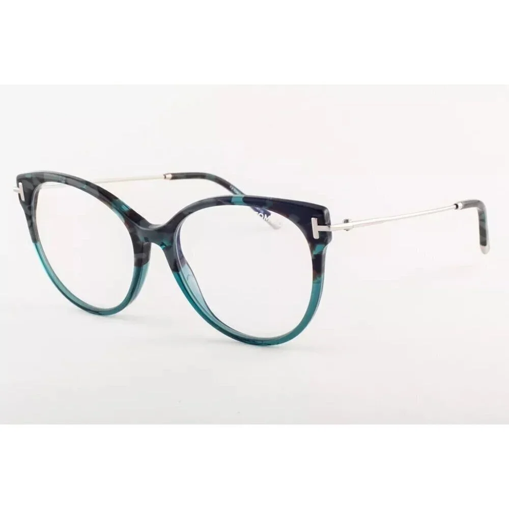 NWT Tom Ford FT5770-B Havana Cat Eye 54mm Eyeglasses